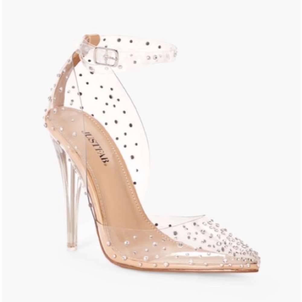 Clear heels